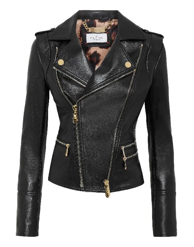 Huge Savings Leather Biker Jacket