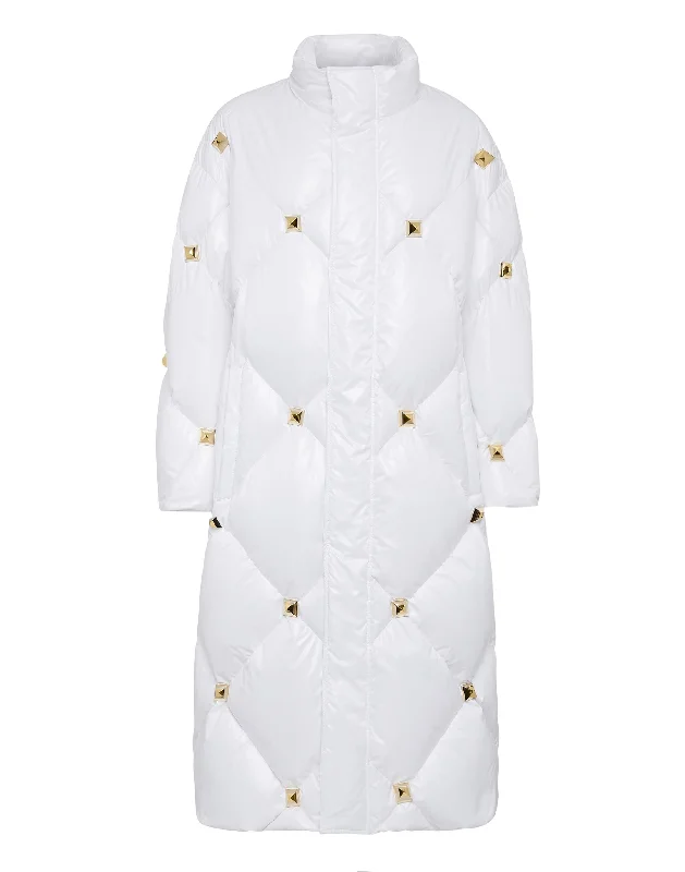Price Slash Long Puffer Jacket Nylon shiny