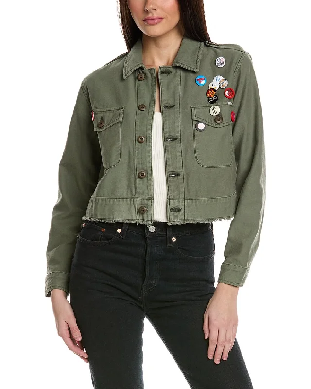 Sneak Peek Sale MOTHER Denim The Cropped Veteran Jacket