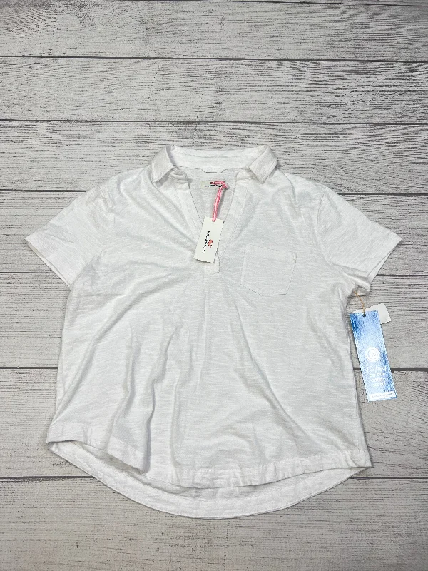 Big Savings New! Top Short Sleeve By Vineyard Vines In White, Size: L