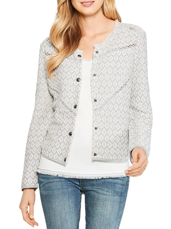 Reduced Prices Prismatic Womens Linen Blend Marled Jacket