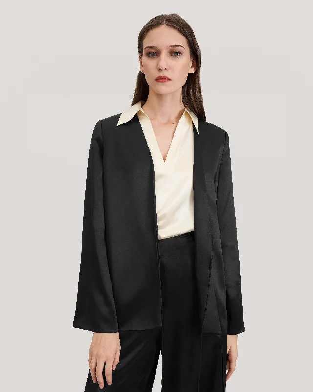 New Markdowns Pure Silk Azalea Blazer for Women