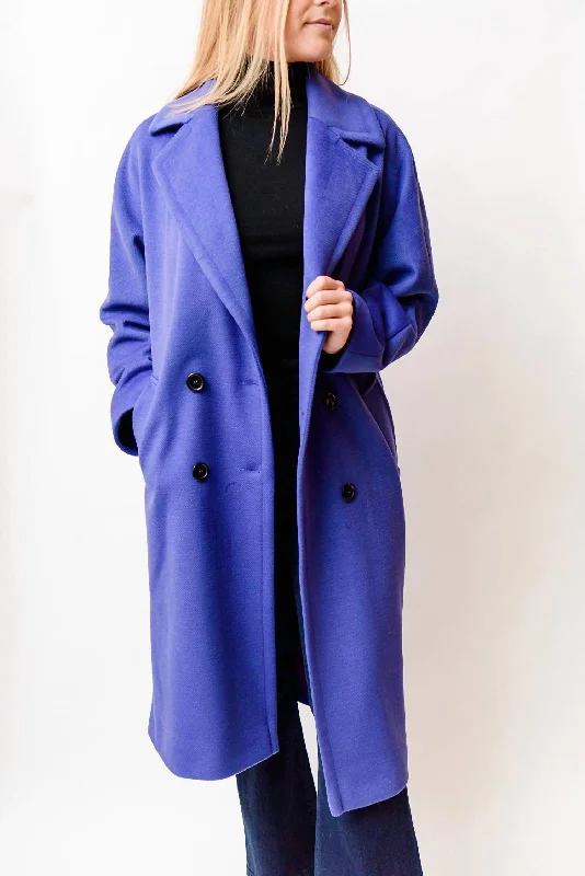 Final Clearance Rachel Coat In Purple