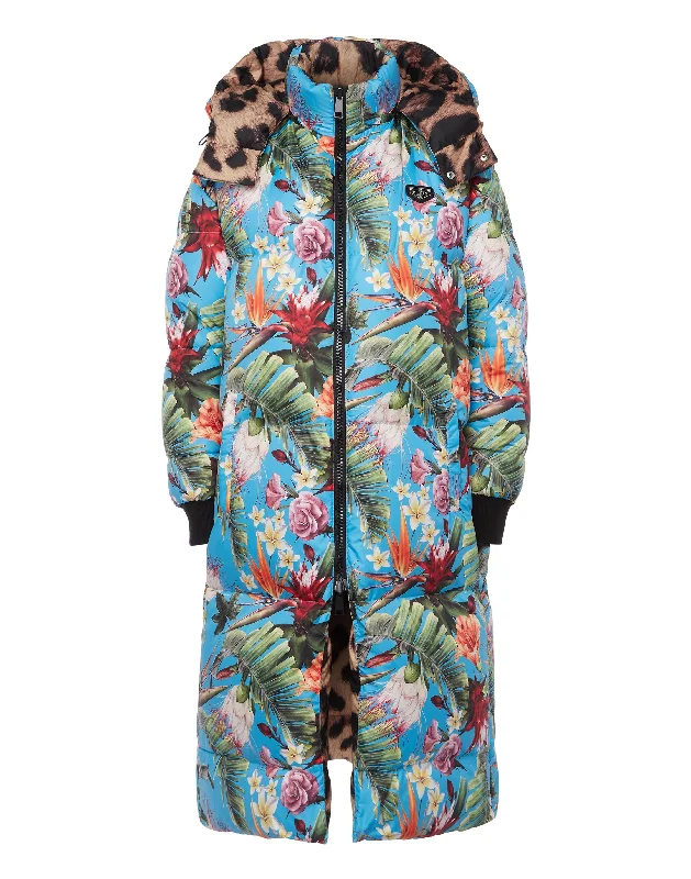 Must-Have Deals Reversible Nylon Long Jacket Iconic Plein