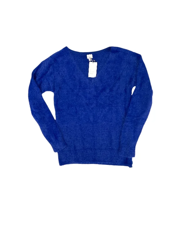 Early Bird Discount Sweater By A New Day In Blue, Size: M