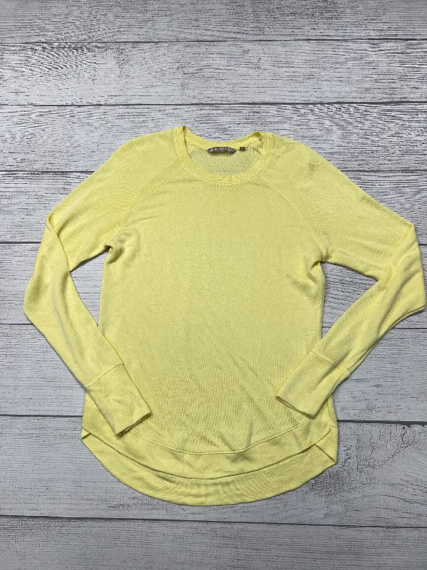 Buy Now Sweater By Athleta In Yellow, Size: S