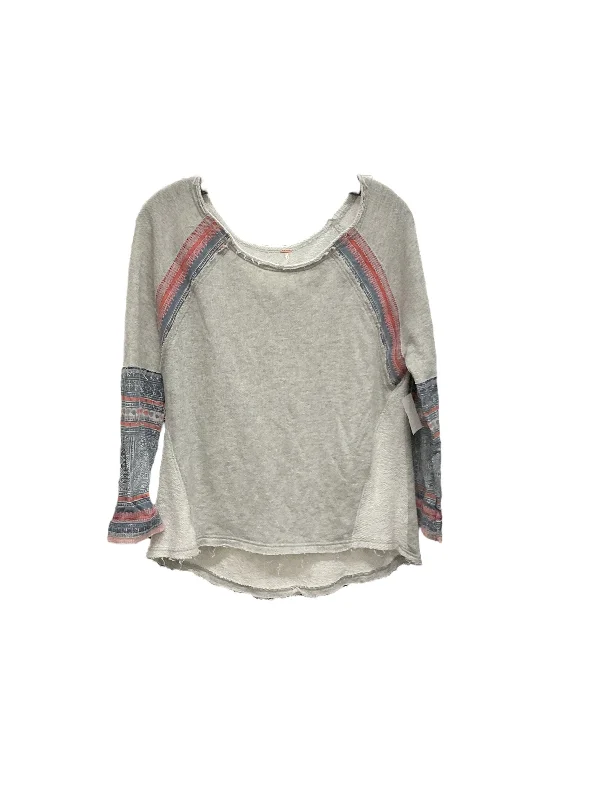 Clearance Event Sweater By Free People In Grey, Size: S