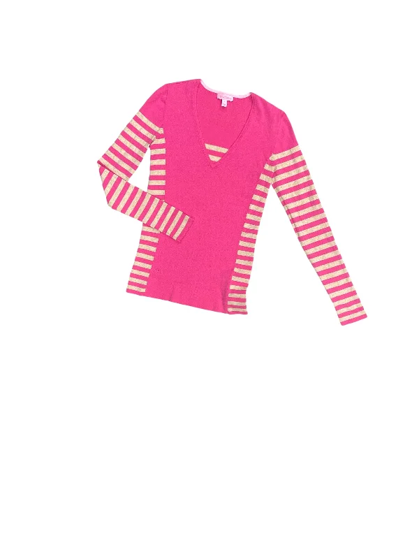 The Best Prices Sweater By Lilly Pulitzer In Pink & Tan, Size: S