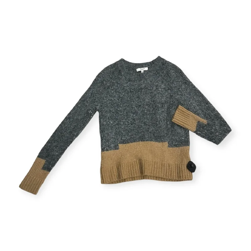 Massive Deals Sweater By Madewell In Grey & Tan, Size: M