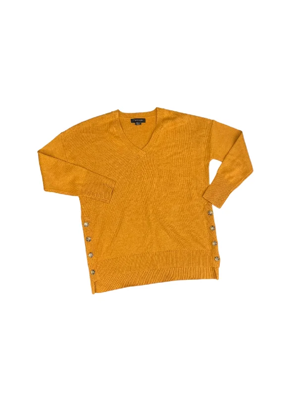 Price Break Sweater By Tahari By Arthur Levine In Yellow, Size: M