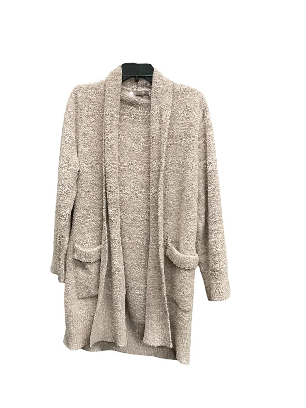 Inventory Reduction Sweater Cardigan By Barefoot Dreams In Beige, Size: M