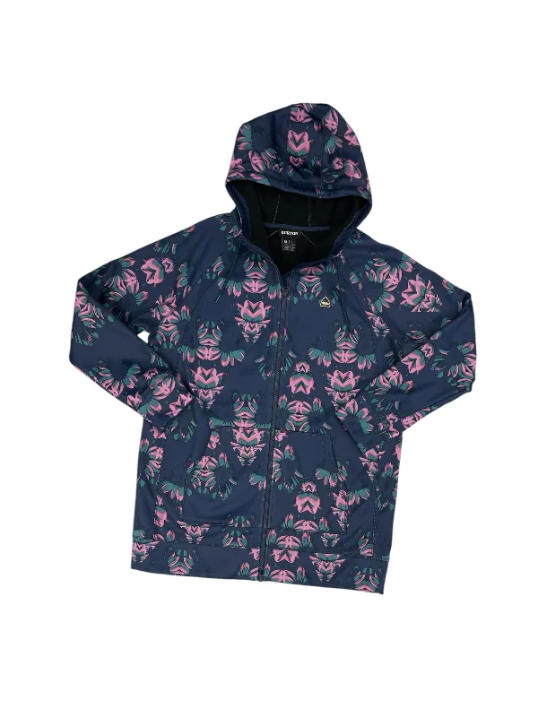 Price Blitz Sweatshirt Hoodie By Burton In Blue & Purple, Size: Xl
