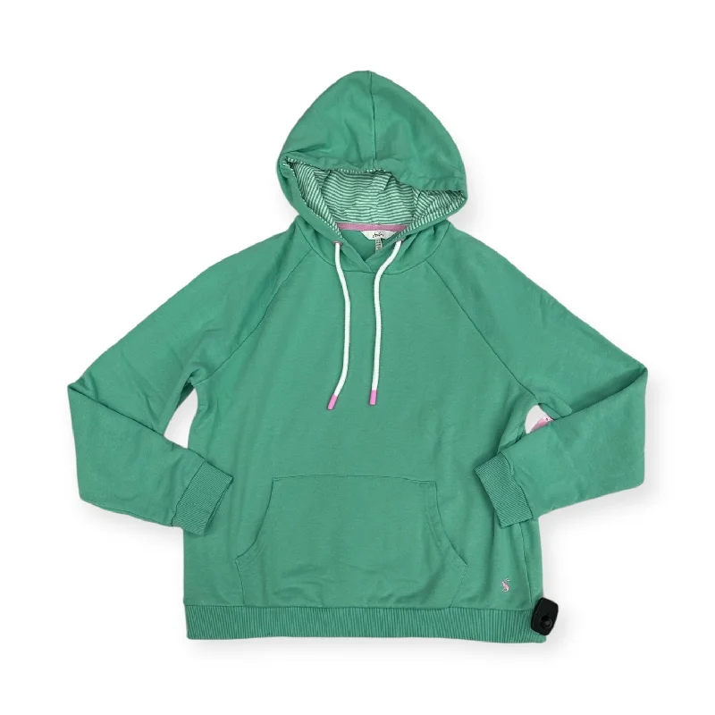 Don’t Miss Out Sweatshirt Hoodie By Joules In Green, Size: M