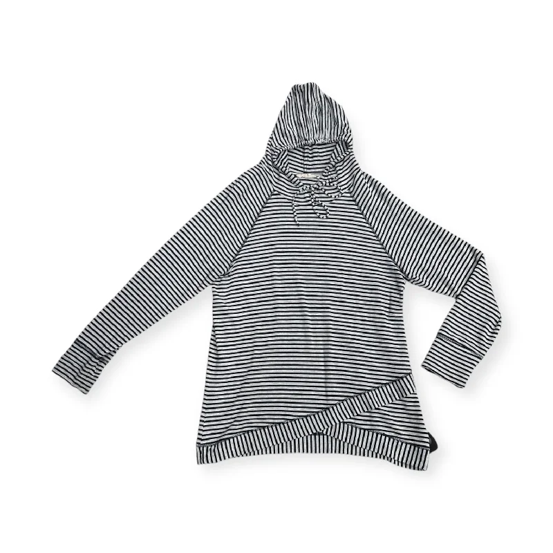 Limited Quantity Sweatshirt Hoodie By Soft Surroundings In Striped Pattern, Size: Xl