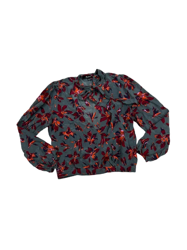 Reduced Prices Top 3/4 Sleeve By Madewell In Floral Print, Size: S