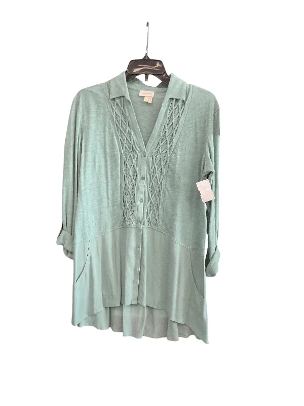 Special Savings Top 3/4 Sleeve By Meadow Rue In Green, Size: S