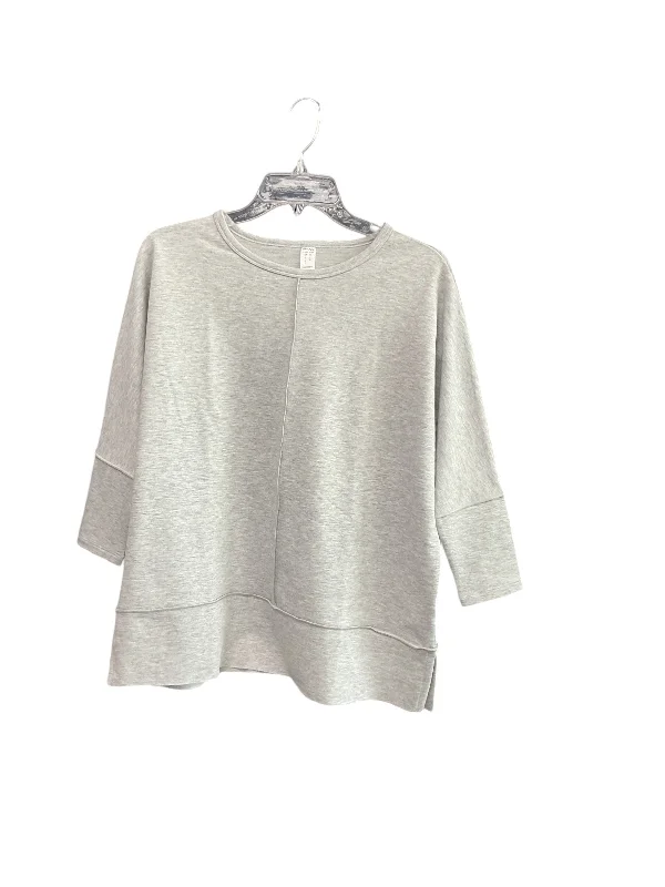Don't Wait Top 3/4 Sleeve By Spanx In Grey, Size: XS