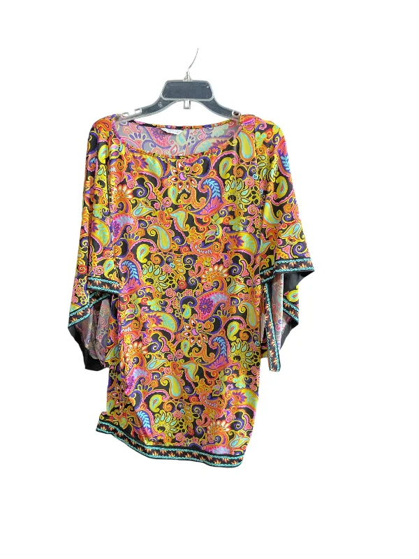 Best Bargains Top 3/4 Sleeve By Trina Turk In Multi-colored, Size: S