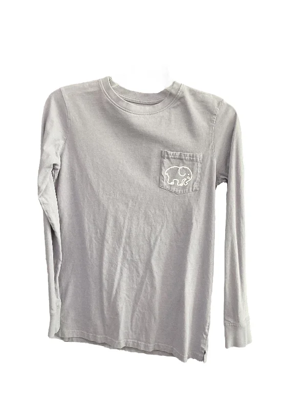 Can't Be Beat TOP LS BASIC IVORY ELLA in PURPLE, Size: XS