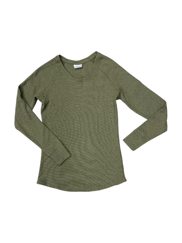 Major Savings Top Long Sleeve By Columbia In Green, Size: L
