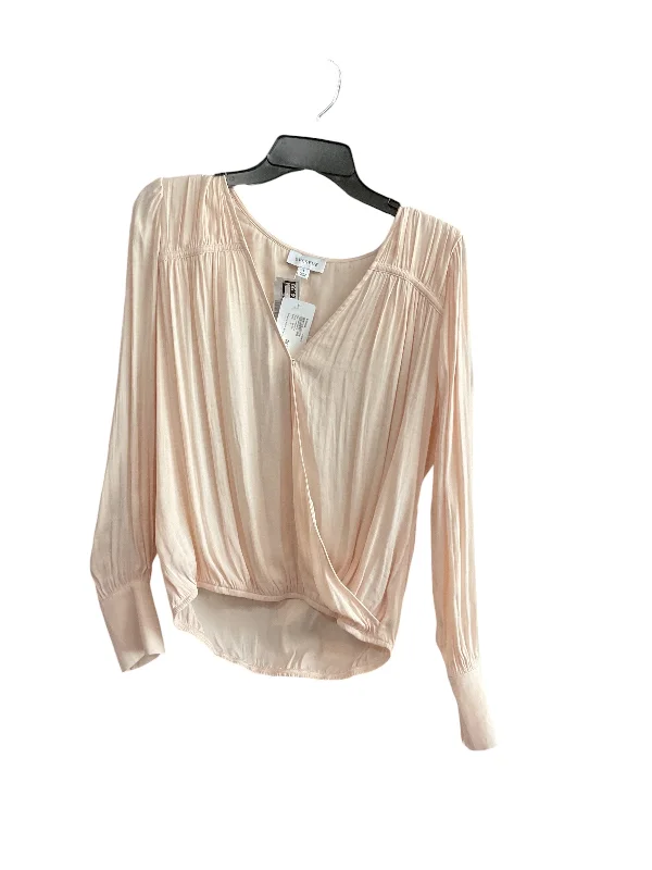 Bargain Blast Top Long Sleeve By Evereve  In Dusty Pink, Size: S
