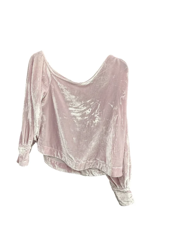 Sale Event Top Long Sleeve By Free People In Purple, Size: XS