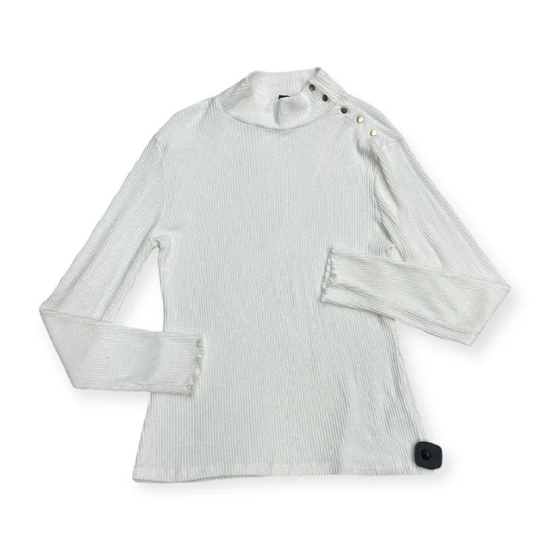 Referral Discount Top Long Sleeve By J. Crew In White, Size: Xl