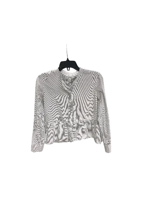 While Supplies Last Top Long Sleeve By Madewell In Striped Pattern, Size: M
