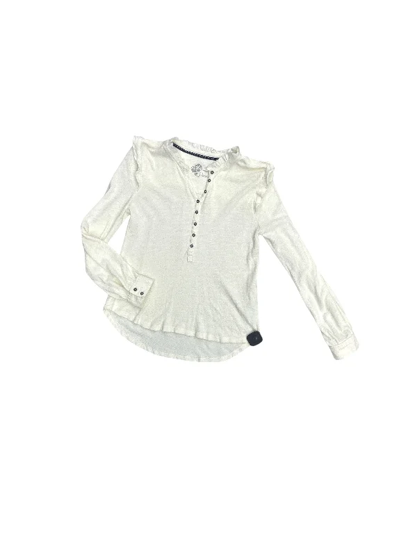Steals and Deals Top Long Sleeve By Pilcro In Cream, Size: S