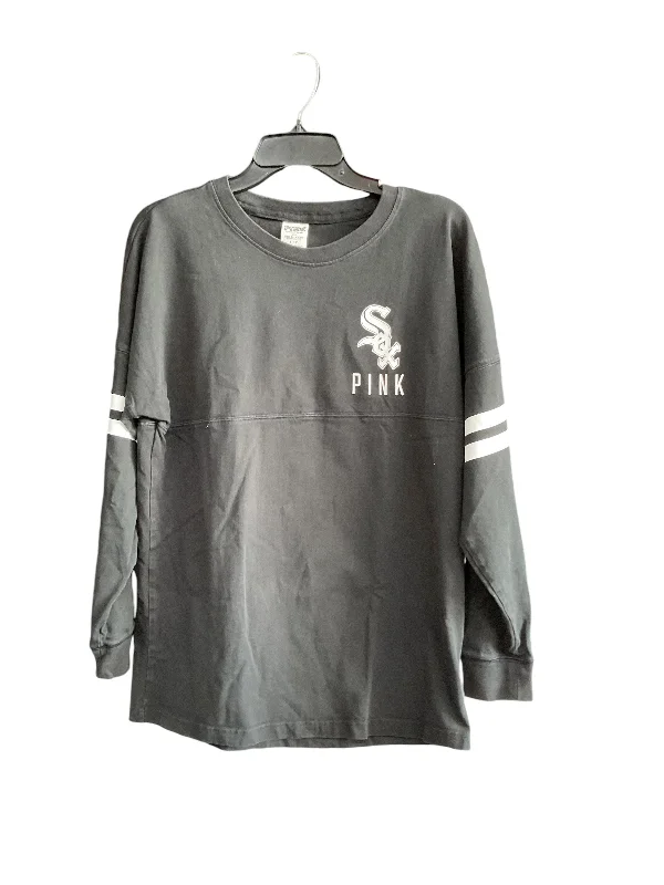 Season Finale Sale Top Long Sleeve By Pink In Black, Size: S