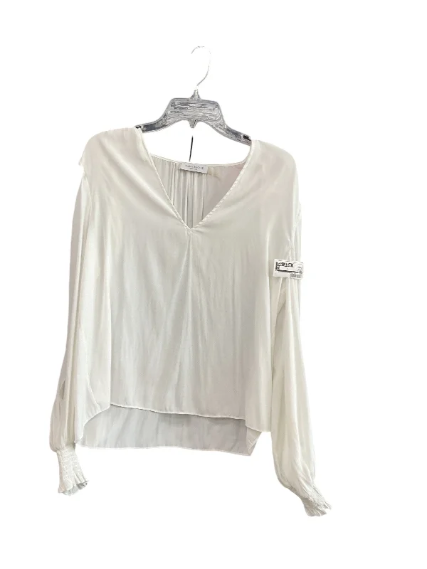 Markdowns Top Long Sleeve By Ramy Brook In White, Size: S
