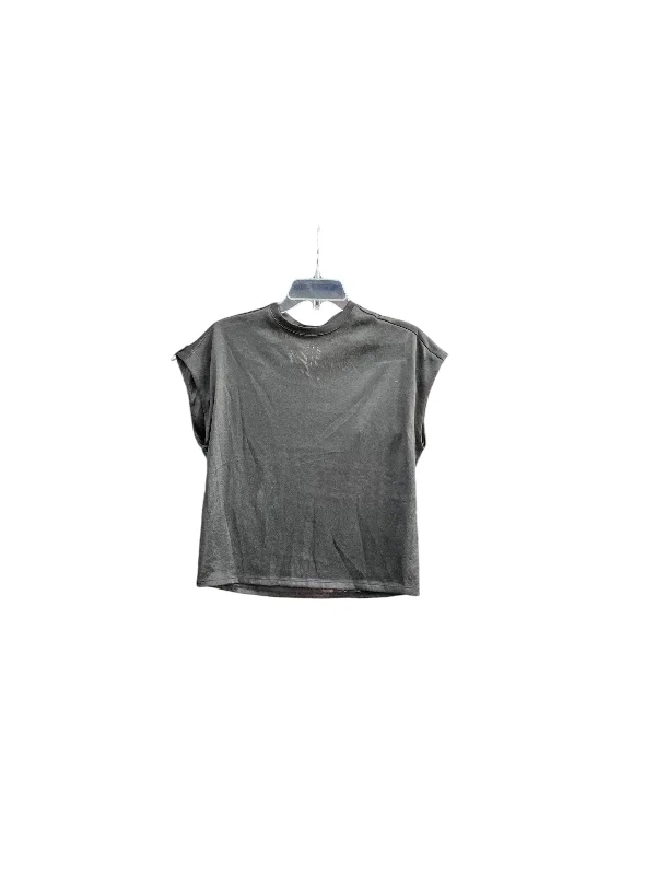 Lowest Price Top Short Sleeve By Anthropologie In Black, Size: S