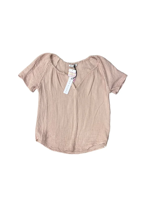 Flash Deals Top Short Sleeve By Evereve In Pink, Size: Xs