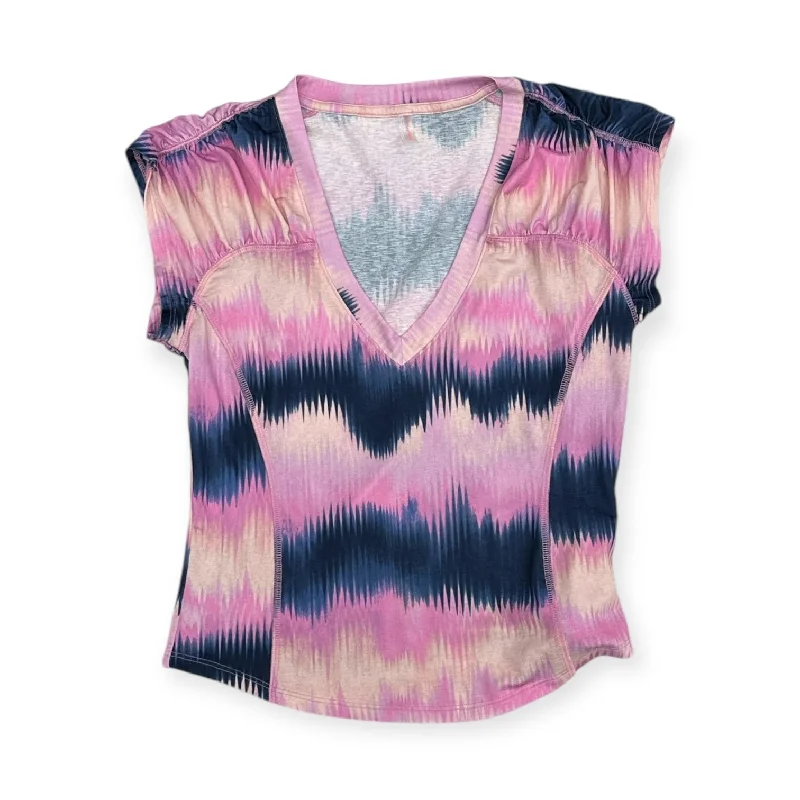 Super Savings Top Short Sleeve By Free People In Pink, Size: S