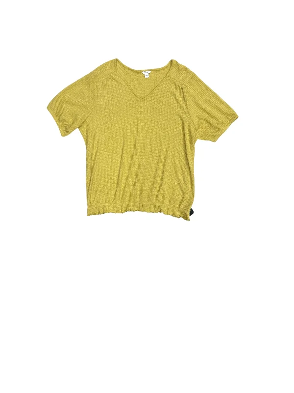 Special Savings Top Short Sleeve By Sonoma In Green, Size: Xl