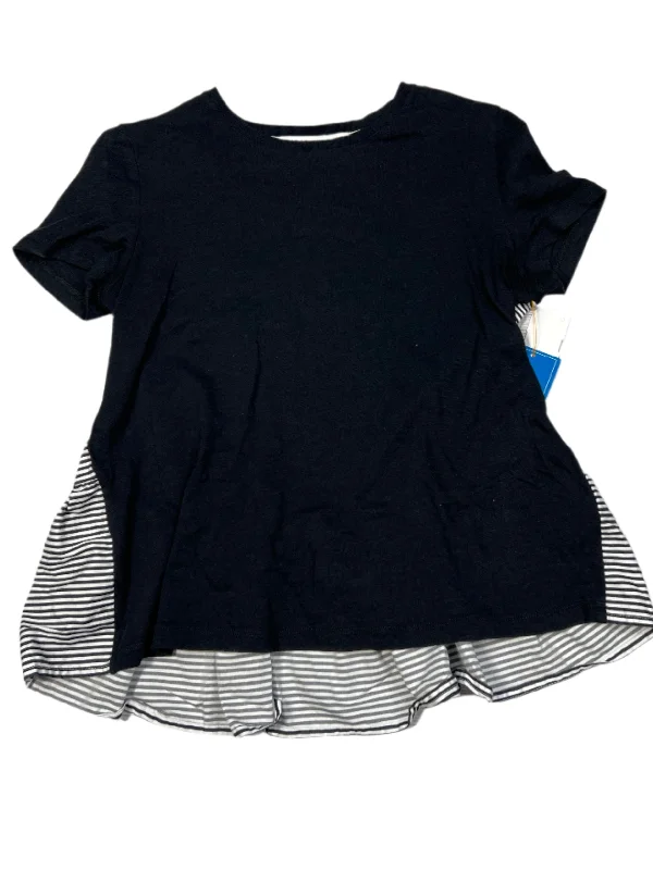 Today’s Deal Top Short Sleeve Designer By Kate Spade In Black, Size: S