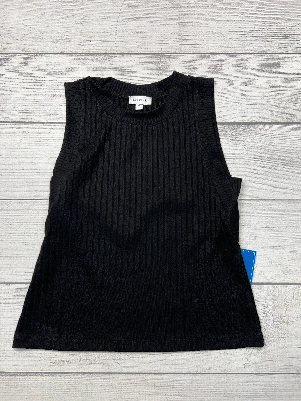 Sneak Peek Sale Top Sleeveless By Evereve In Black, Size: M