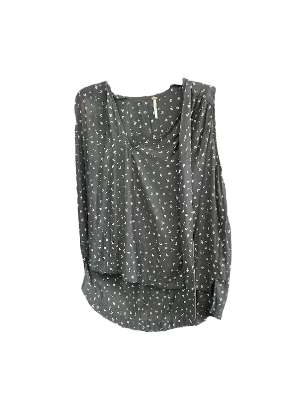 Epic Deals Top Sleeveless By Free People In Grey, Size: M