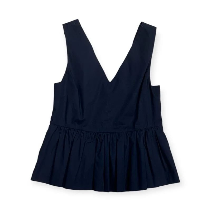 Deal Explosion Top Sleeveless By J. Crew In Navy, Size: 4