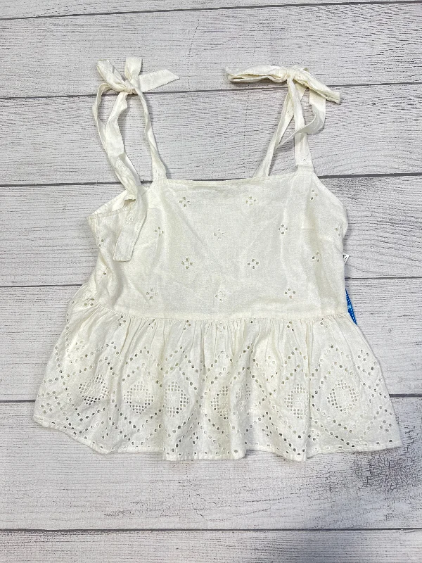 Markdowns Top Sleeveless By Madewell In White, Size: M