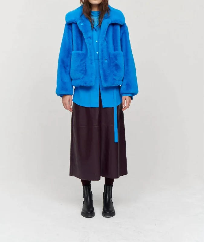 Huge Discounts Traci Coat In Blue