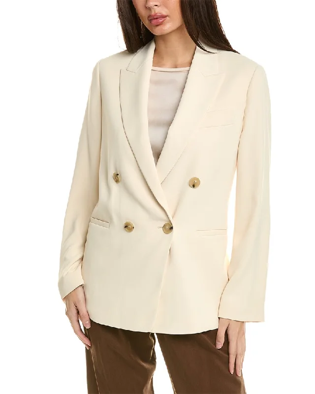 Buy More, Save More Vince Crepe Double-Breasted Blazer