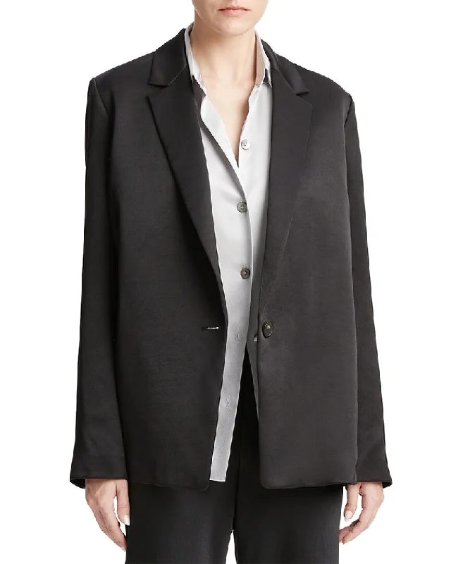 Huge Discounts Vince Fluid Satin Blazer