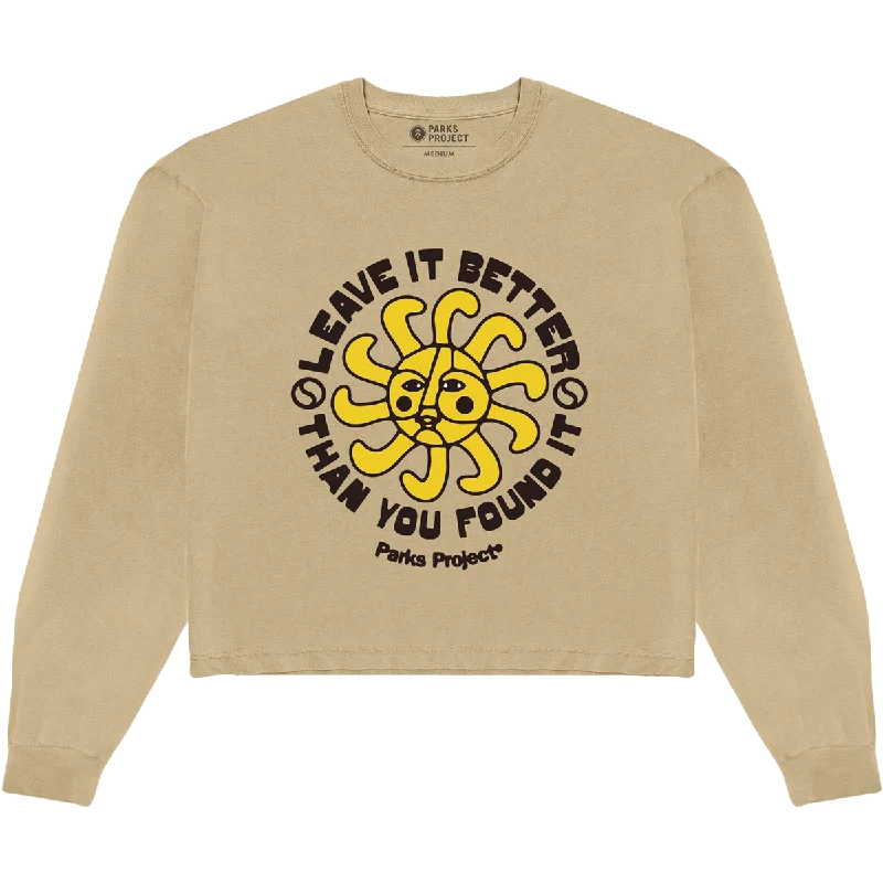 Quick Sale Women's Fun Suns Long Sleeve Boxy Tee