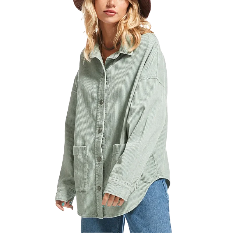 Special Buy Women's Kick Back Washed Corduroy Shirt