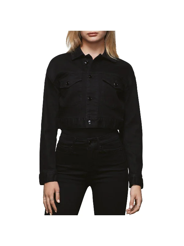 Huge Savings Womens Denim Button Down Jacket