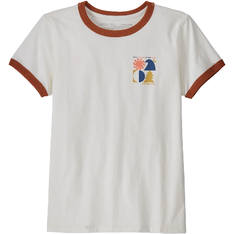 Exclusive Savings Women's Spirited Seasons Organic Ringer Tee