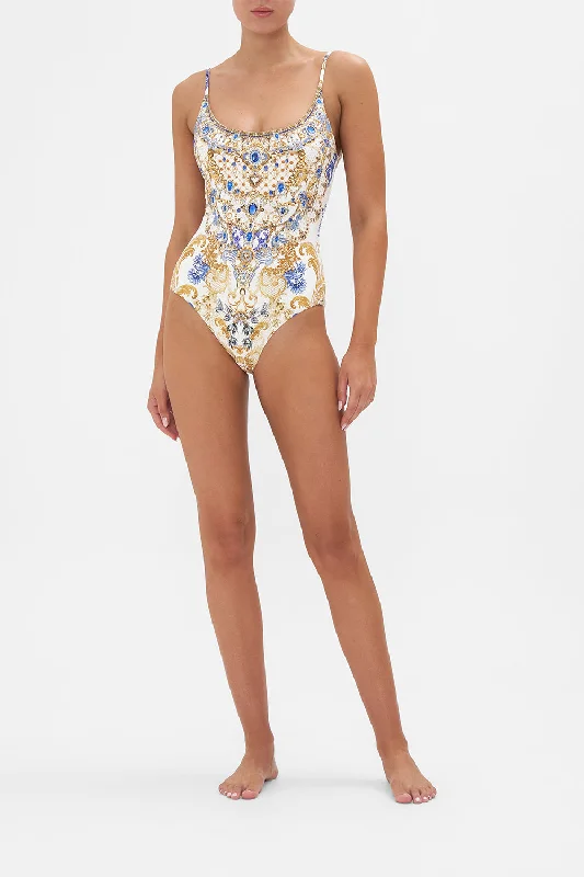 YEAR-End Sale SCOOP NECK ONE PIECE SOUL SEARCHING