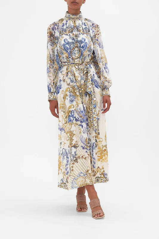 Clearance Items RAGLAN SLEEVE MIDI SHIRT DRESS SOUL SEARCHING