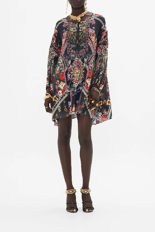 Online Exclusive BLOUSON SLEEVE DRESS WITH LACE TRIM VOLENDAM DOLLS